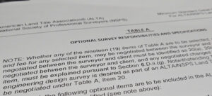 ALTA land title survey drafting - Table A - A2Z Civil Engineers